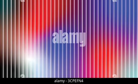 Glass Gradient Fractal Neon Background Abstract. Colorful Vertical Lines Gradient Abstract. Stock Vector