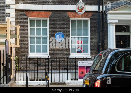 London, UK 09 July 2025 15 Buckingham Gate, embassy of Peru building, wher Wilifrid Scawen Blunt lived Stock Photo