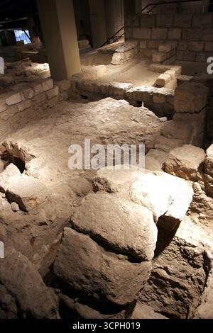 Hurva Square Archaeological Museum Wohl, excavations, 1st century, Jewish historic ...