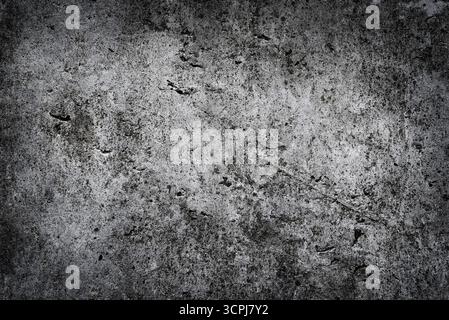 Dark grey grunge wall texture. Stock Photo