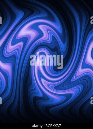 Trippy colorful swirls beautiful background Stock Photo
