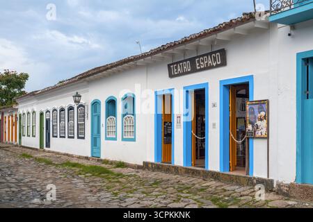 RIO DE JANEIRO, RJ – FEBRUARY 2, 2025: Historic Center of Paraty, Rio de Janeiro, Brazil Stock Photo