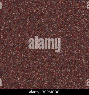 Geometric shapes composition. Various style rounded squares in multiple colors. Warm earth tones with a dark backdrop. Stock Vector