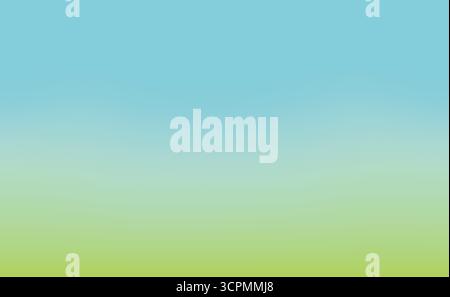 Abstract Pastel Color Gradation Of Blue And Green. Vector Background Illustration. Stock Vector