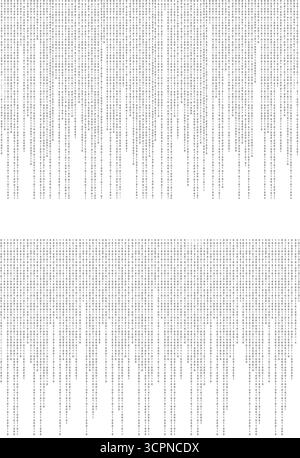 Binary code Computer matrix background. Futuristic steam screen from numbers 0 and 1 tech Hacker concept. . Vector illustration Stock Vector