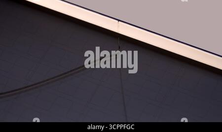 Broken screen detail. Real macro photo of a broken touchscreen. Detail image illustrating the fragility of technological devices. Stock Photo