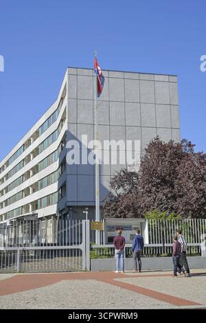 Embassy of the Democratic People's Republic of Korea, North Korea, Glinkastrasse, Mitte, Berlin, Germany Stock Photo