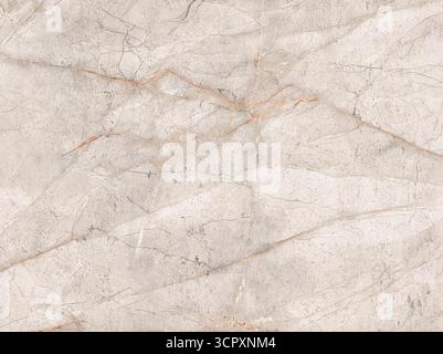 Elegant cream marble surface with subtle veining patterns in natural light. Stock Photo