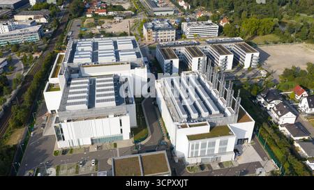 data center facility, big data, AI, and internet technology infrastructure. Stock Photo