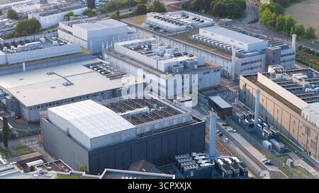data center facility, big data, AI, and internet technology infrastructure. Stock Photo