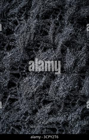Close-up of the synthetic material with a fluffy pile. Stock Photo
