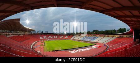 The Rajko Mitic Stadium in Belgrade, Serbia Stock Photo