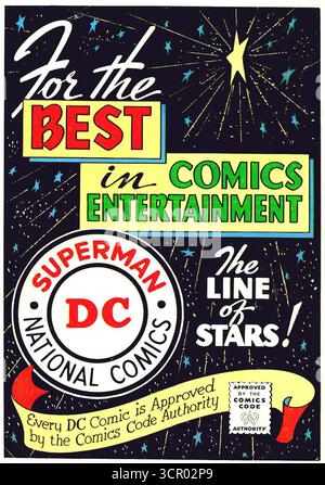 Vintage “Approved by the Comics Code Authority” logo from Action Comics ...