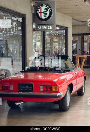 Alfa Romeo 4 C , rear view, classic car Stock Photo - Alamy