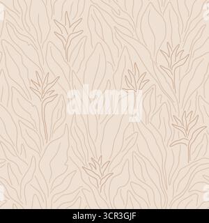 Abstract Bird of Paradise seamless pattern. Vector illustration flat design background. Stock Vector