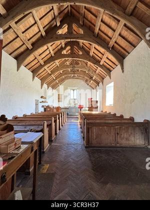 Eglwys Y Grog, Mwnt (Holy Cross Church, Mwnt) Stock Photo