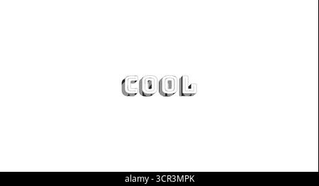 Cool bold line popular internet slang word Stock Vector