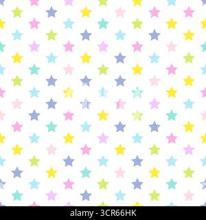 Stars  background, seamless pattern texture Stock Vector