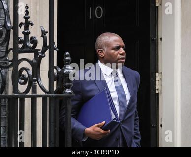 Deputy Prime Minister David Lammy at the Ministry of Justice in London ...