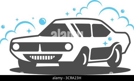Car wash business logo icon design Stock Vector