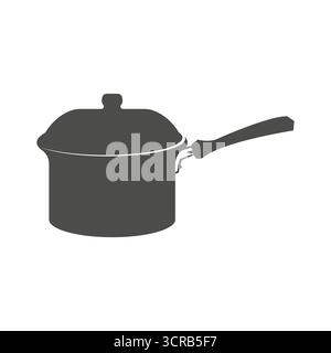 Isolated Pressure Pot Cooking for Catering Food Restaurant Chef Recipe Illustration Design Vector Stock Vector