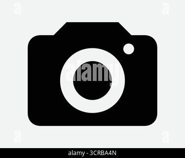 Camera Icon Photography Sign Capture Media Photo Recording Snapshot Film Broadcast Equipment Symbol Spy CCTV Image Gallery Stock Vector