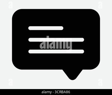 Conversation Bubble Icon Text Message Comment Box Feedback Discussion Opinion Discuss Blank Speech Sign Symbol Dialog Quote Pointer Arrow Stock Vector