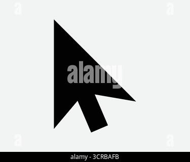 Mouse Cursor Icon Computer Click Pointer Point Sign Screen Pointing Connection Link Digital Tool Clicker Navigation Aim Clicking Connect Black Symbol Stock Vector