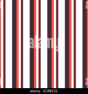 Flat design stripes seamless pattern Stock Vector