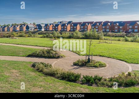Whitehouse Park in Milton Keynes Stock Photo