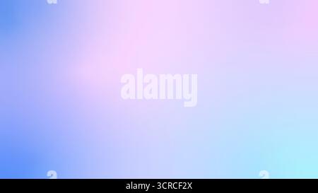 Winter holographic gradient. Pastel Christmas background, modern winter blue gradient vector design Stock Vector