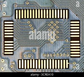 Microchip. Stock Photo