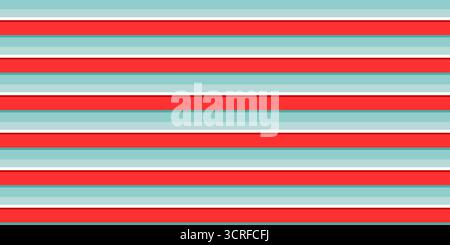 Stripes Horizontal Seamless Pattern Design Stock Vector