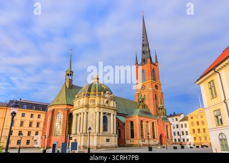 Stockholm, Sweden. The Riddarholmen Church,  the final resting place of the Swedish kings. Stock Photo
