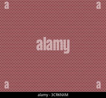 Honeycomb hexagon cells background. Maroon color on matching background. Plain hexagon net with inner solid cells. Small hexagon shapes. Stock Vector