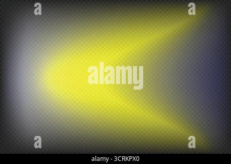 Yellow Light Effect and Vignette Abstract Checkered Background with Soft Grayscale Overlay Gradient. Stock Vector
