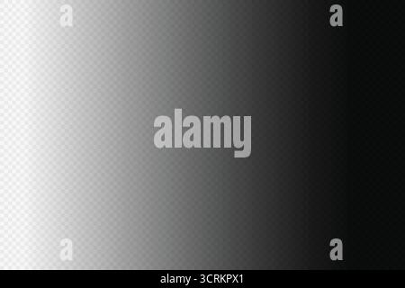 Black and White Lateral Gradient Overlay or Shadow Effect Soft Grayscale Overlay Gradient Abstract Checkered Background. Stock Vector