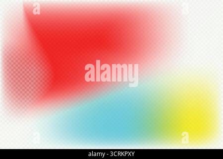 Multiple Colors with a Smooth Blur Effect Soft Grayscale Overlay Gradient Abstract Checkered Background. Stock Vector