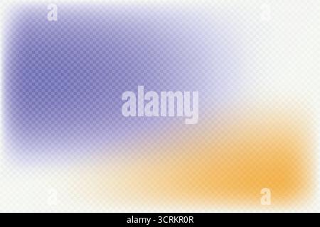 Blue and Orange Soft Blur Gradient Abstract Checkered Background with Soft Grayscale Overlay Gradient. Stock Vector
