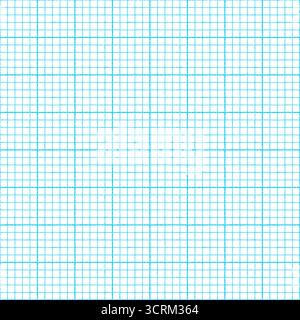 Millimeter paper graph square grid texture seamless pattern vector illustration. Stock Vector