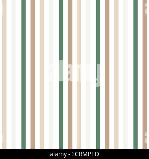 Simple Stripes Seamless Vector Pattern Design Stock Vector