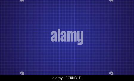 Simple blueprint-style grid background with dark blue gradient, perfect for design, technology and architecture themes, vector illustration Stock Vector