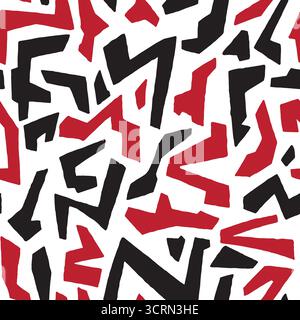 Abstract poly shapes seamless pattern. Vector illustration flat design background. Stock Vector