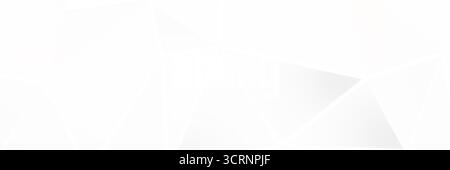 Dynamic white triangular geometric pattern creates an engaging visual effect for modern design or digital backgrounds Stock Photo