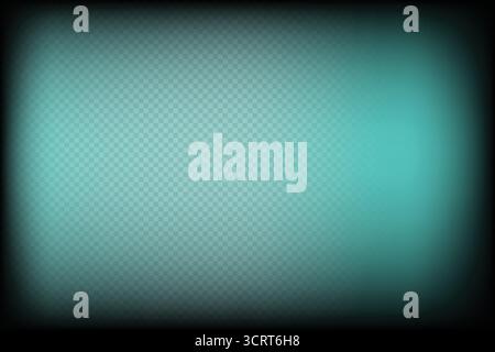 Teal Gradient Background With Soft Edges And Subtle Checkered Texture For Modern Design. Stock Vector