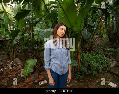 Ottessa Moshfegh in Pasedena California on 4th May 2023. Pic © Dan Tuffs 2023 Stock Photo