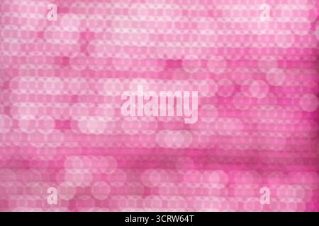 Pink bokeh abstract background, defocused lights. Pink background Stock Photo