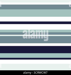 Seamless Simple Horizontal Stripe Pattern Stock Vector