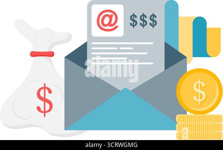email marketing Stock Vector