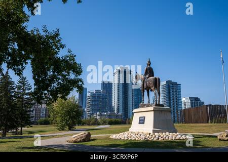 Commemoration statue to Colonel James Alexander Farquharson Macleod ...